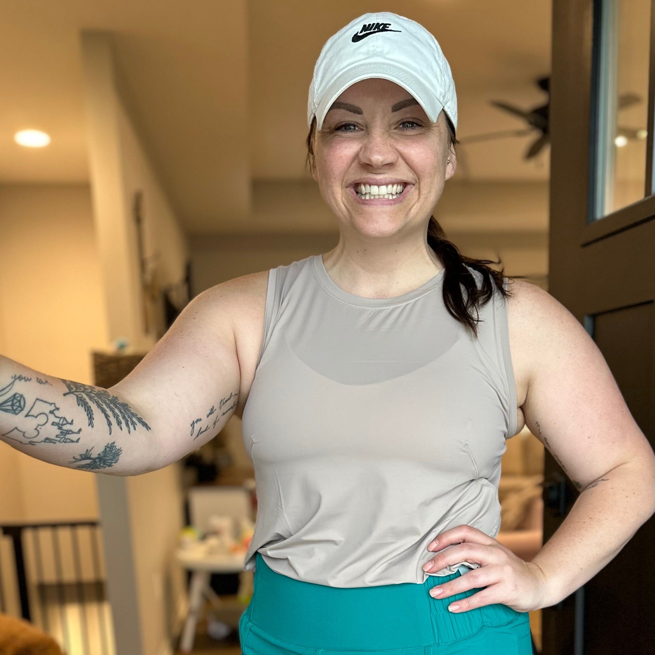 The Halle Tank - Taupe